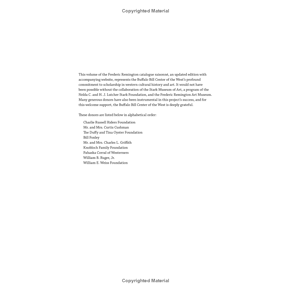 Frederic Remington: A Catalogue Raisonné II edited by Peter H. Hassrick