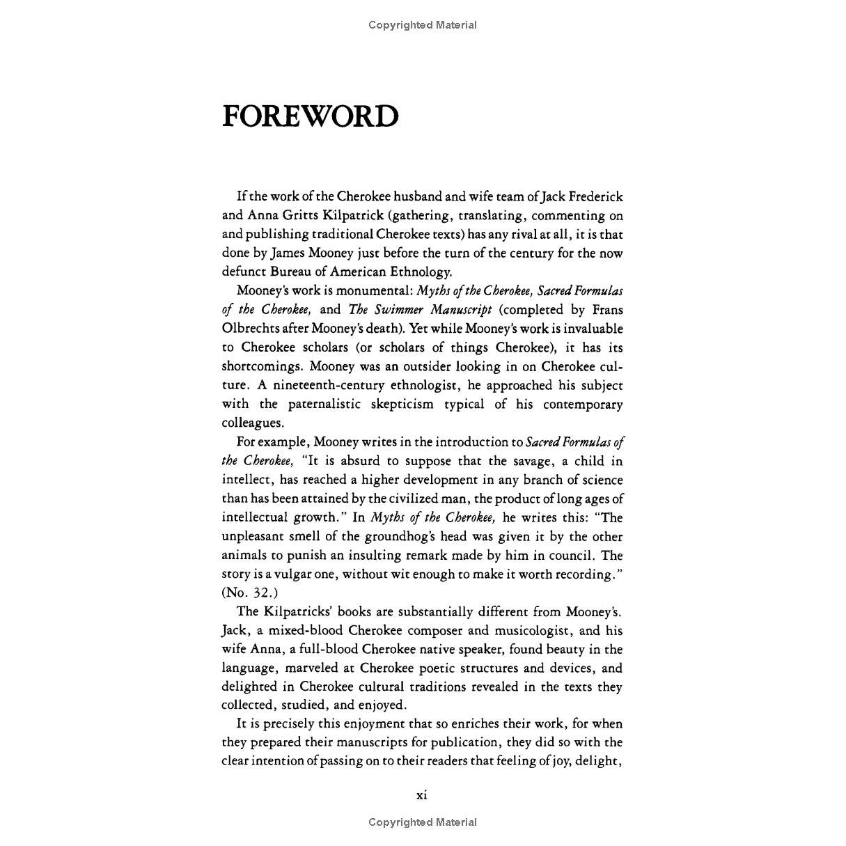 Friends of Thunder: Folktales of the Oklahoma Cherokees by Jack and Anna Kilpatrick