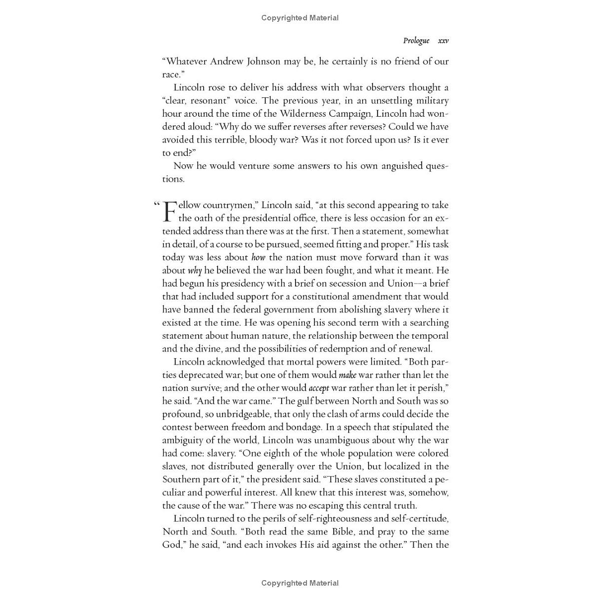 And There Was Light: Abraham Lincoln and the American Struggle by Jon Meacham