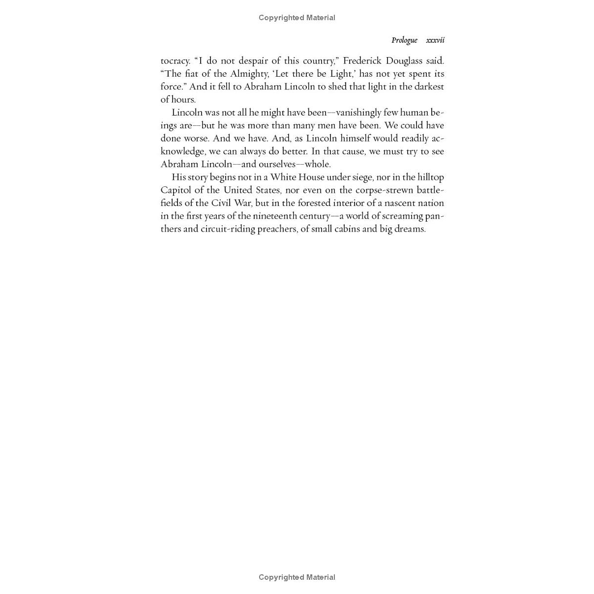 And There Was Light: Abraham Lincoln and the American Struggle by Jon Meacham