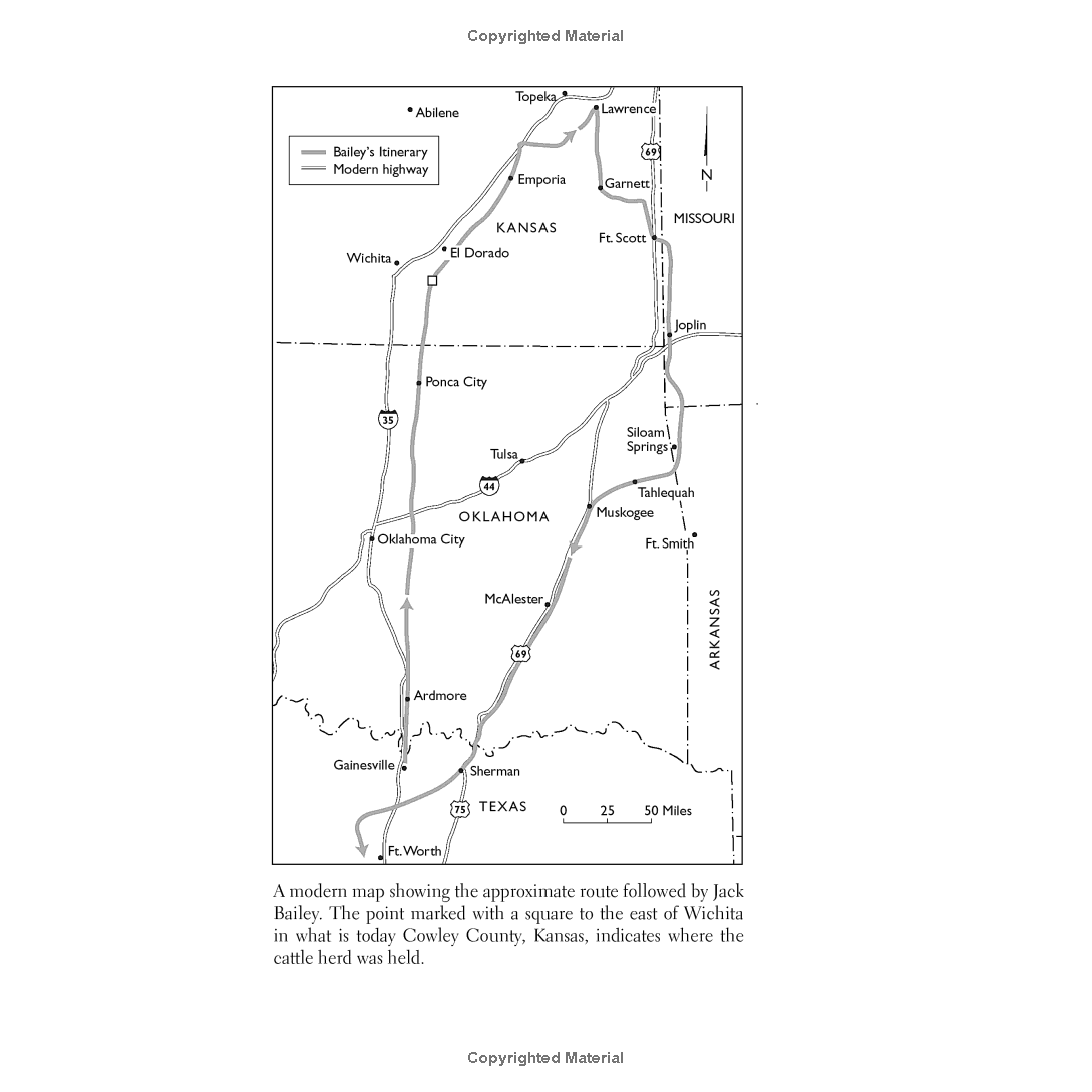 A Texas Cowboy's Journal: Up the Trail to Kansas in 1868 by Jack Bailey