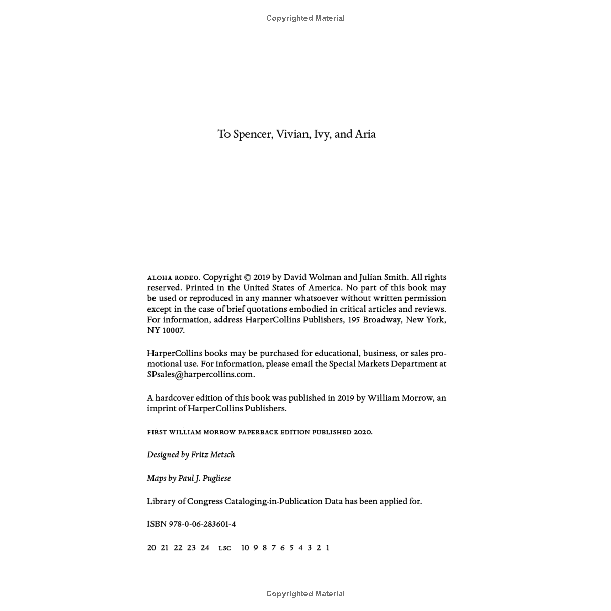 Aloha Rodeo by David Wolman and Julian Smith