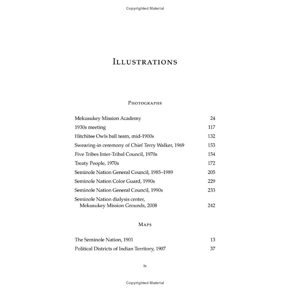 The Seminole Nation of Oklahoma: A Legal History by L. Susan Work