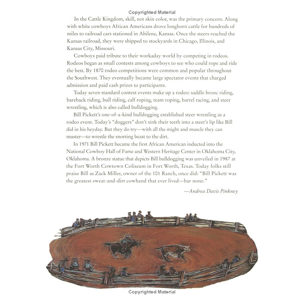 Bill Pickett: Rodeo-Ridin' Cowboy by Andrea Davis Pinkney