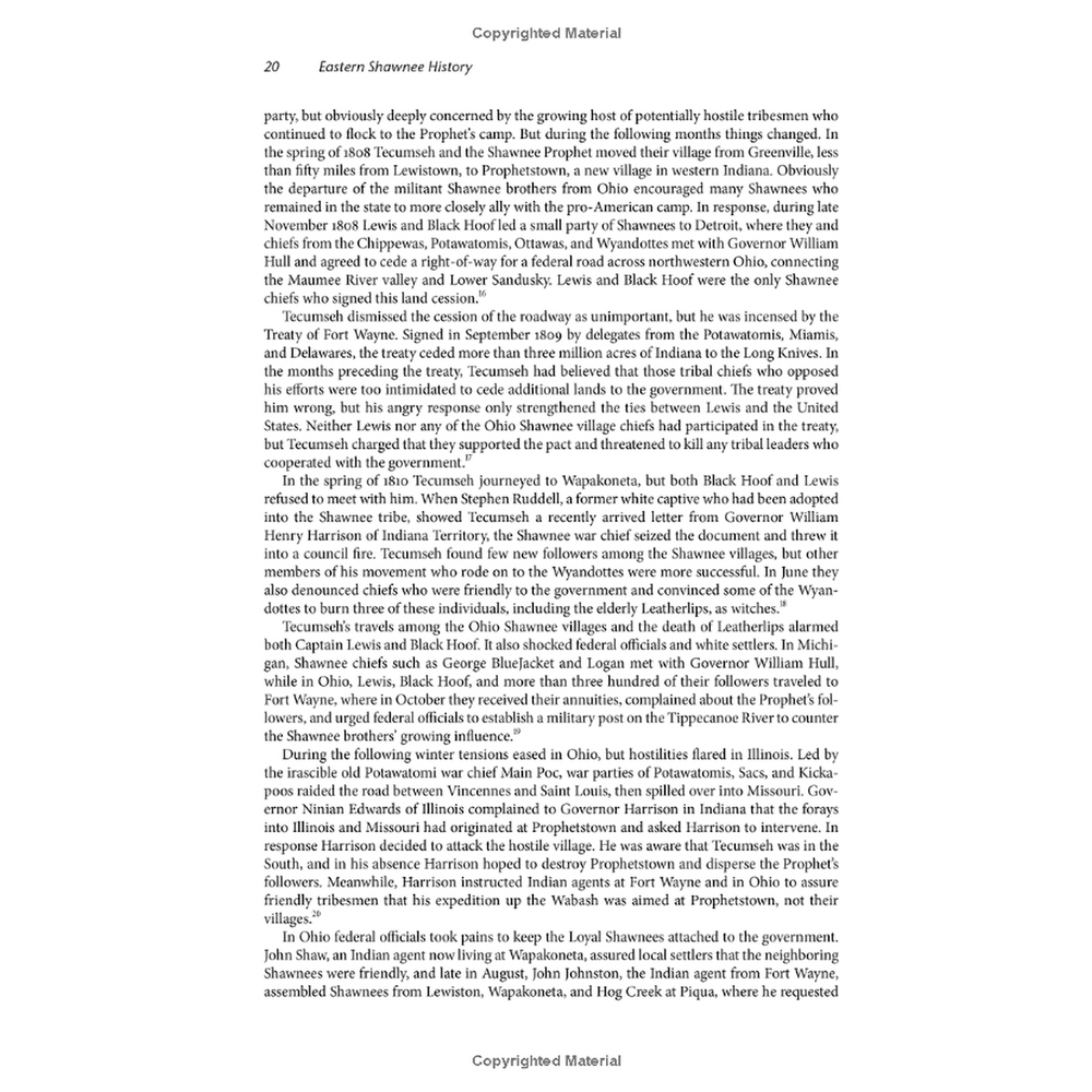 The Eastern Shawnee Tribe of Oklahoma: Resilience Through Adversity Edited by Stephen Warren
