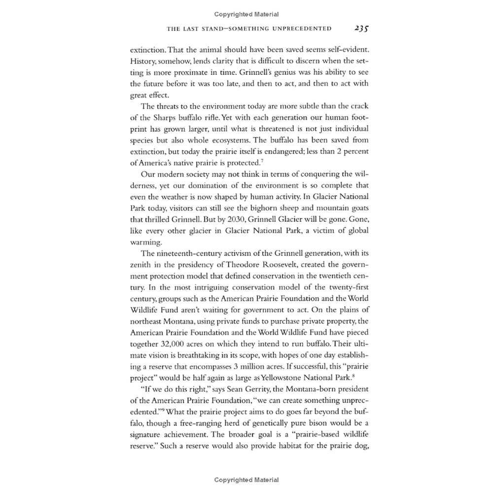 Last Stand: George Bird Grinnell, the Battle to Save the Buffalo, and the Birth of the New West by Michael Punke