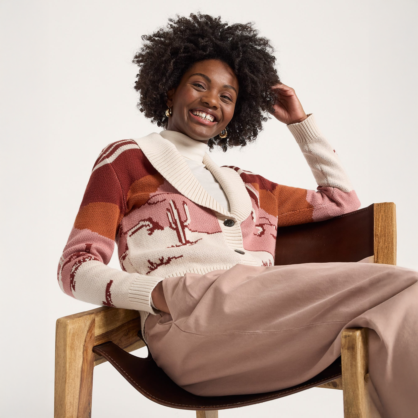 Pendleton Women's Western Scenic Cotton Cardigan