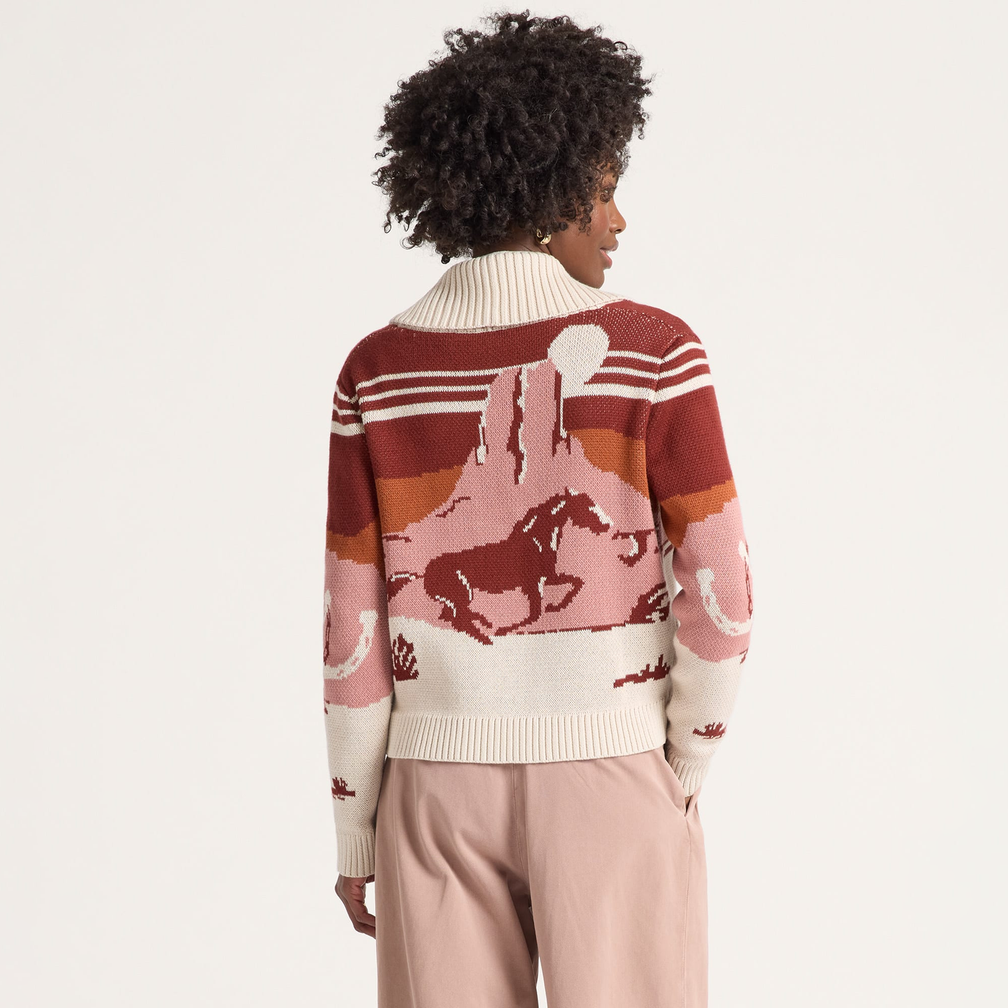 Pendleton Women's Western Scenic Cotton Cardigan