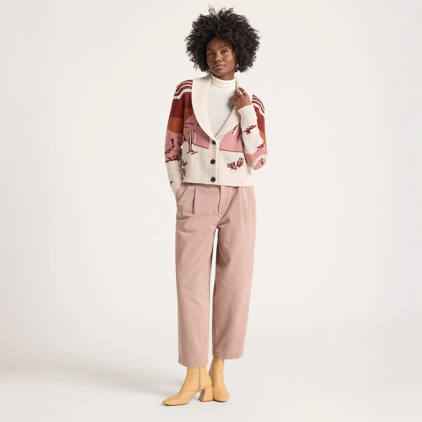 Pendleton Women's Western Scenic Cotton Cardigan