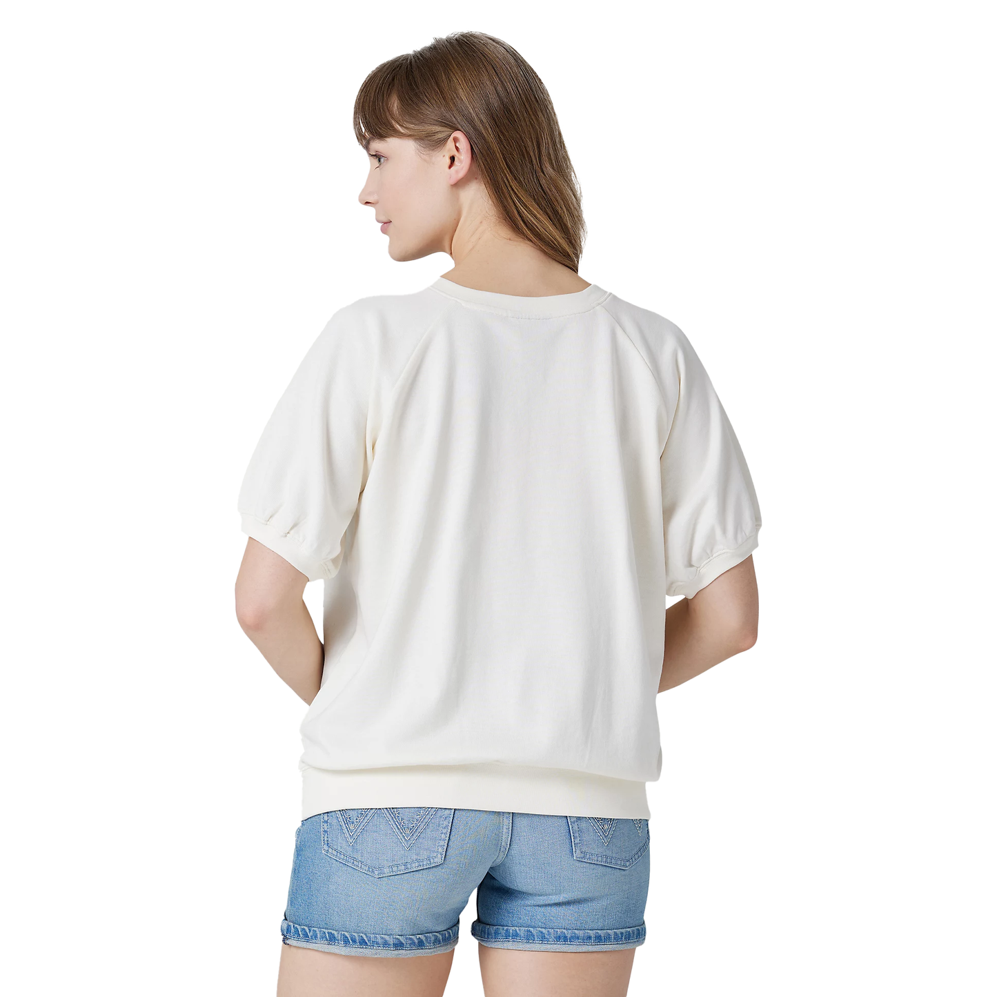 Women's Wrangler Western Puff Sleeve Pullover - Sugar Swizzle