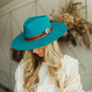 Charlie 1 Horse White Sands Hat - Turquoise