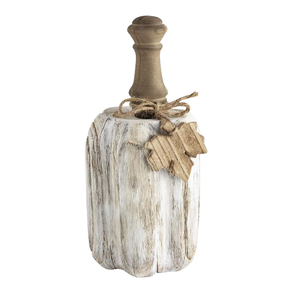 Pine Wood Baluster Pumpkin
