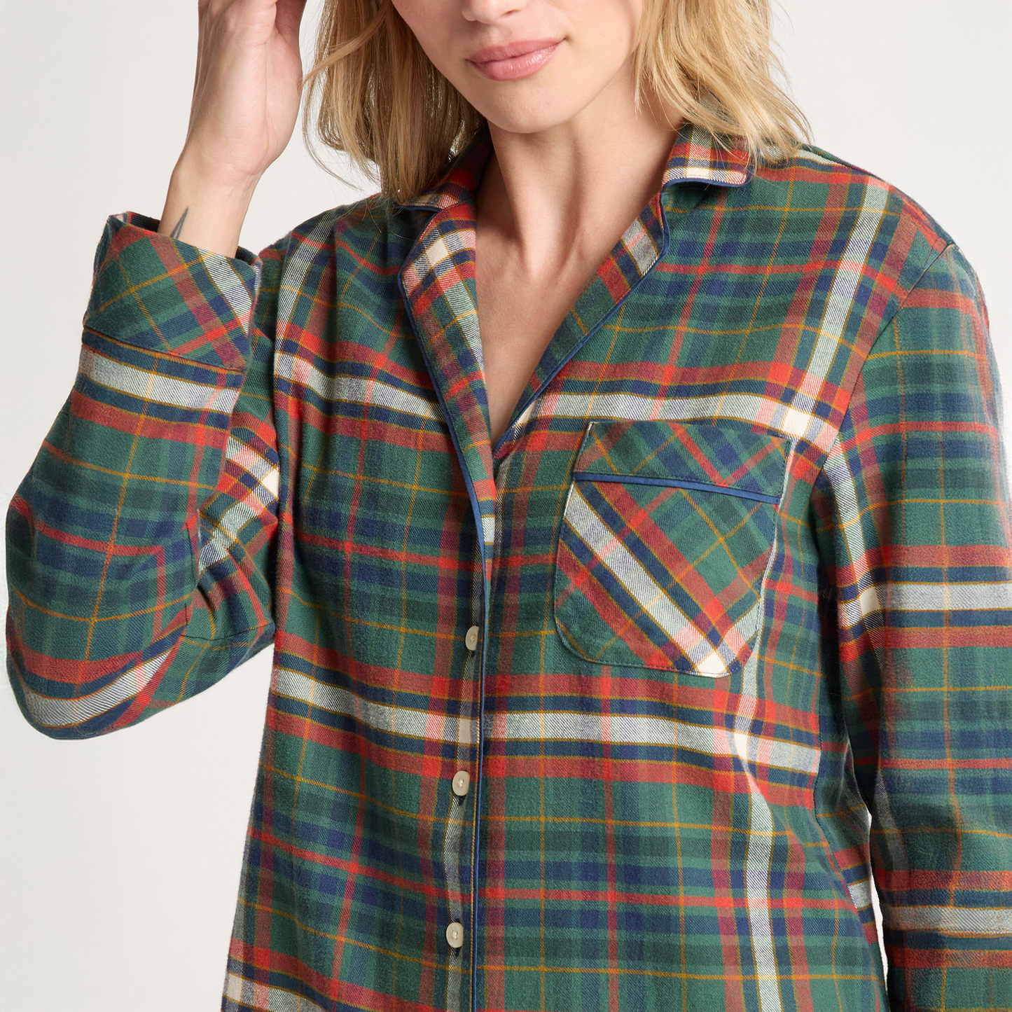 Pendleton Women's Plaid Flannel Pajama Set