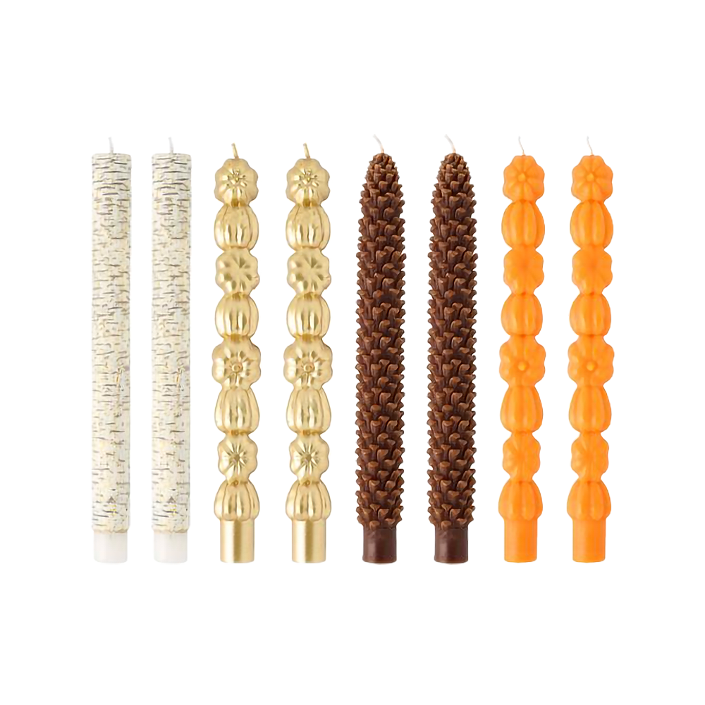 Autumn Taper Candle Set