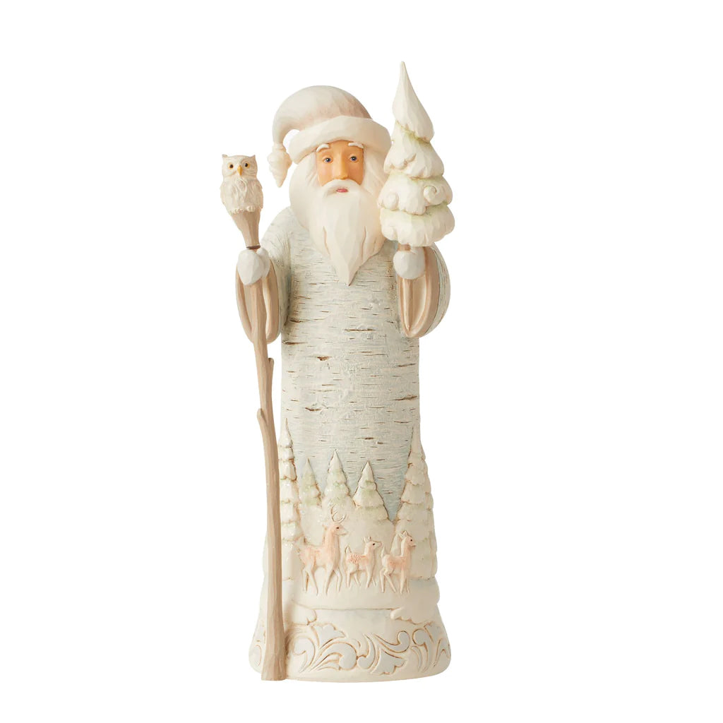 Santa Figurine - Santa's Winter Landscape