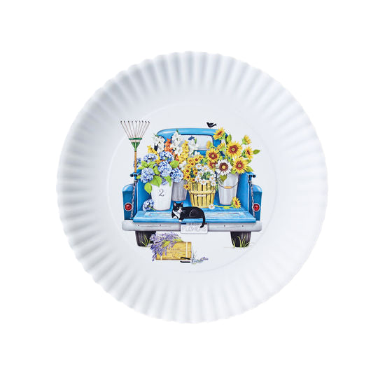 Blue Truck Melamine Platter