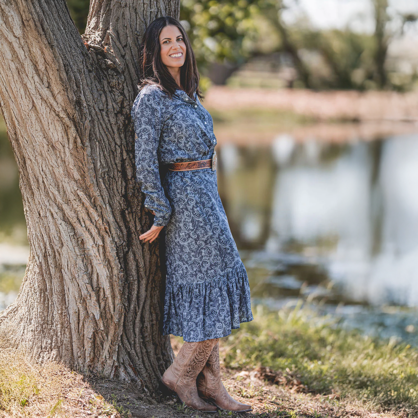 Lovlei Ranch Savannah Ruffle Skirt