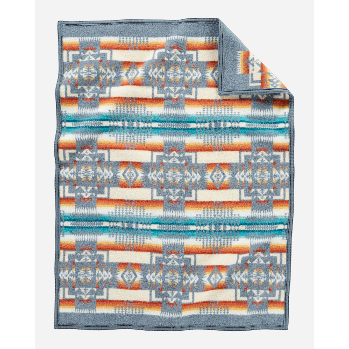 Pendleton Chief Joseph Crib Blanket - Slate