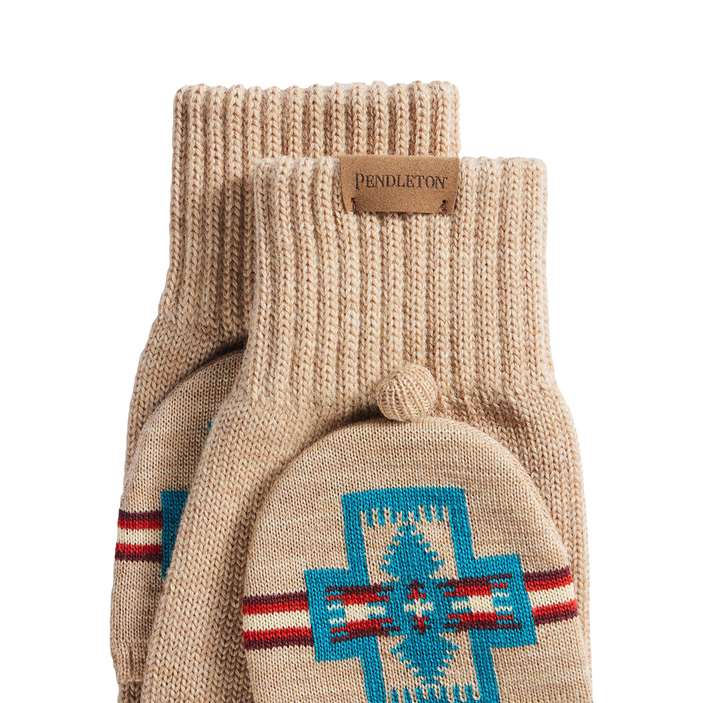Pendleton Merino Knit Convertible Mittens