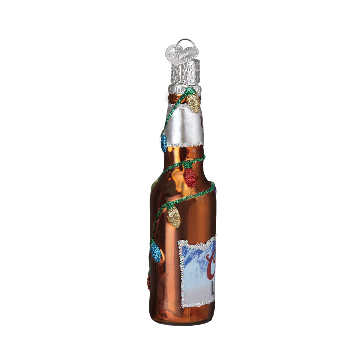 Holiday Coors Light Bottle Ornament