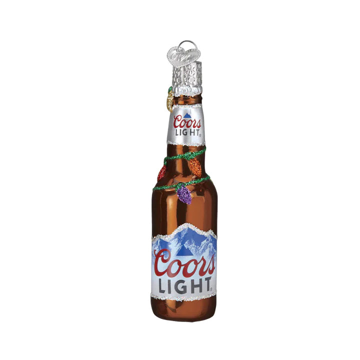 Holiday Coors Light Bottle Ornament
