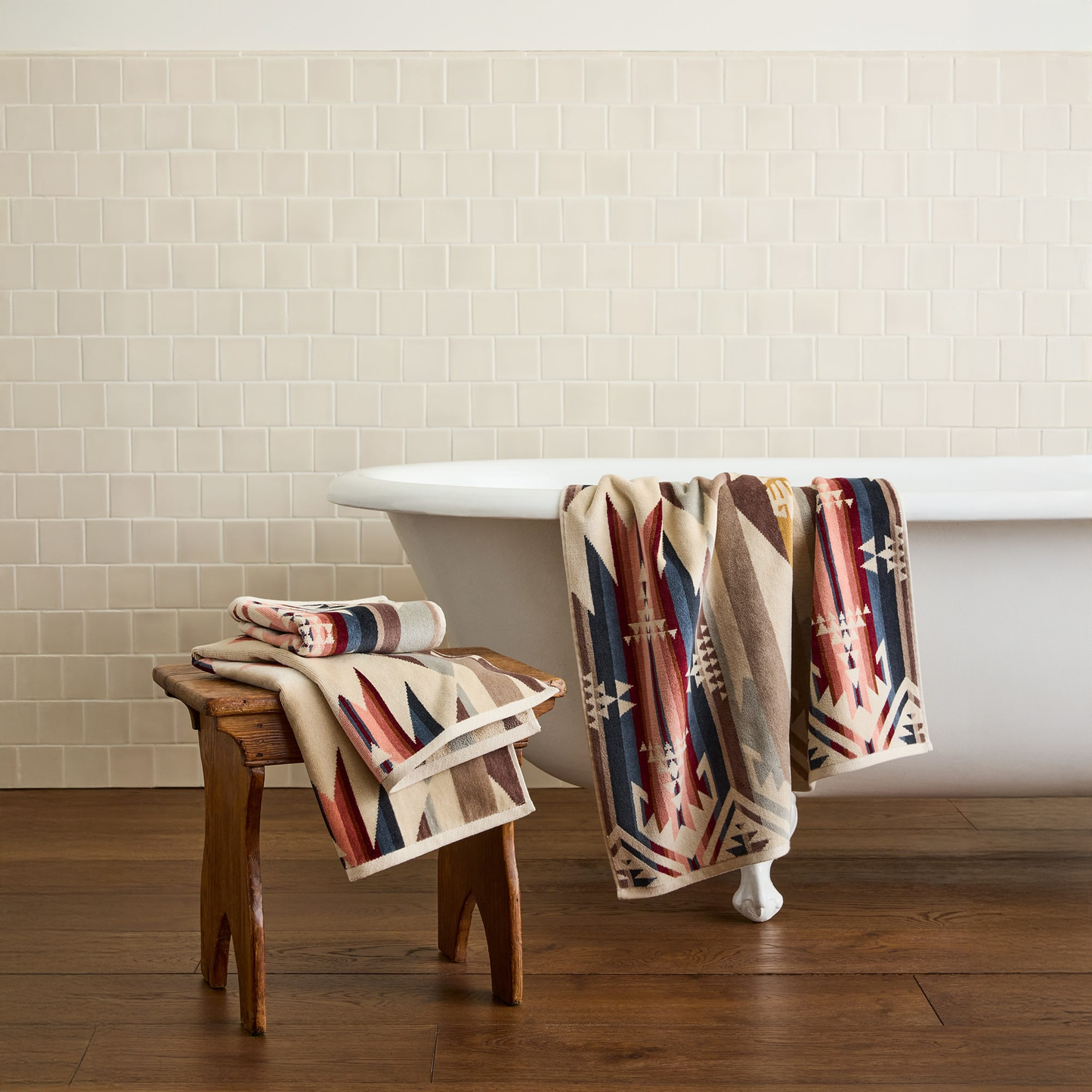 White Sands 3 Piece Towel Set - Tan