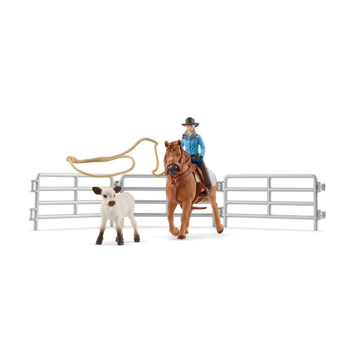 Cowgirl Team Roping Fun Toy Set