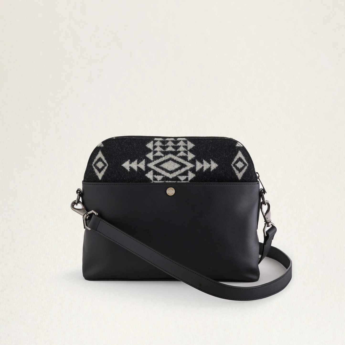 Pendleton Rock Point Wool/Leather Crossbody - Black Multi