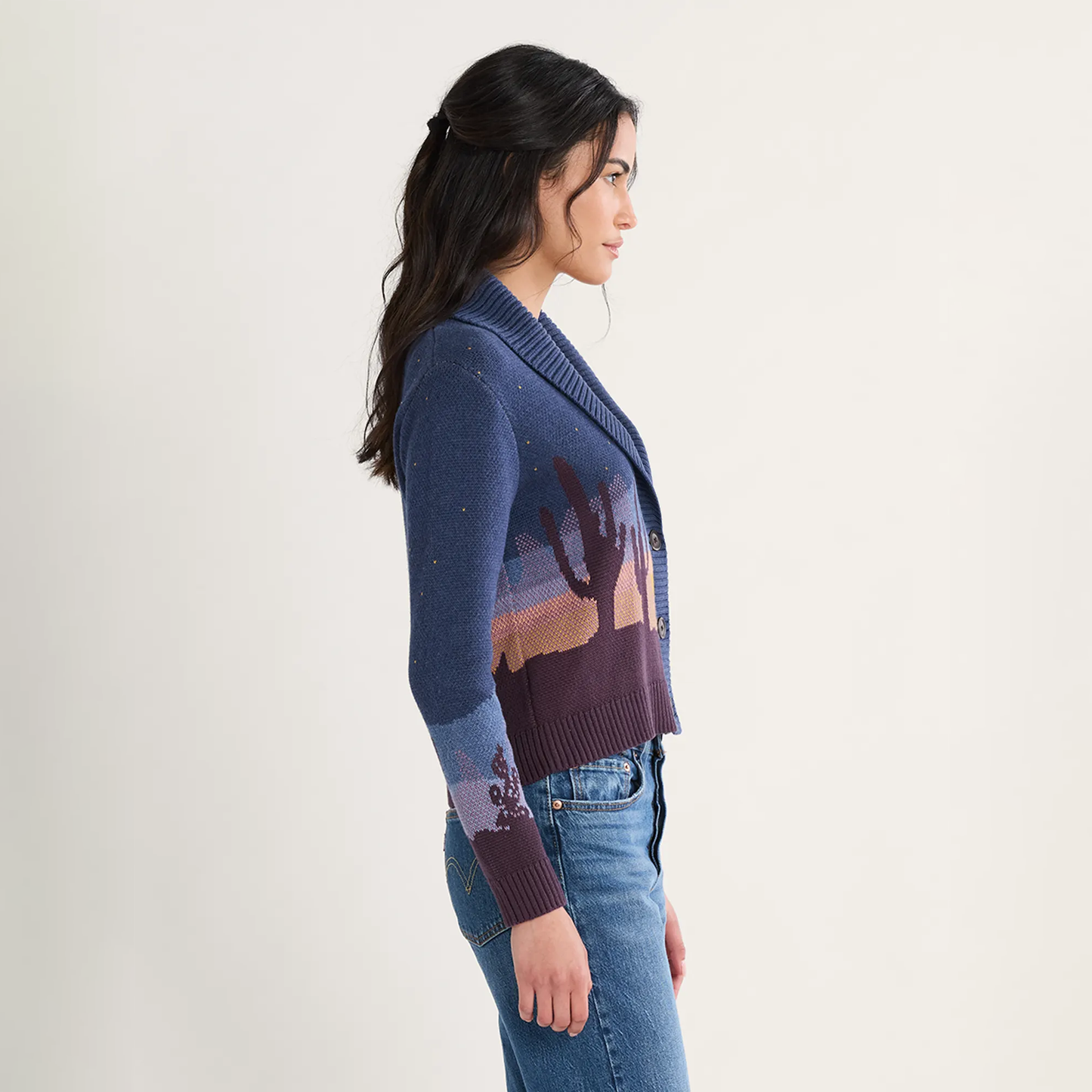 Pendleton Women's Western Scenic Cotton Cardigan