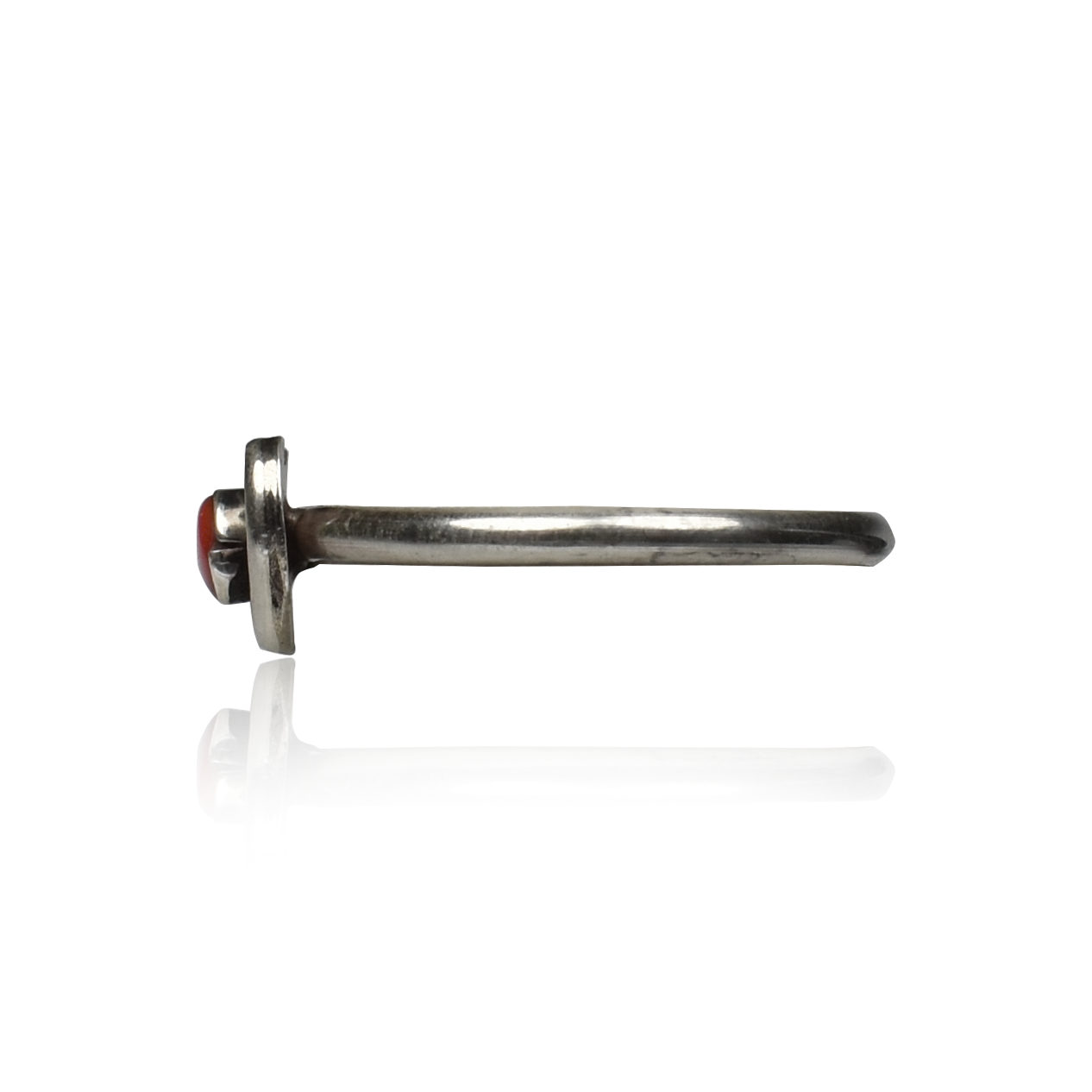 Coral Center Delicate Heart Ring