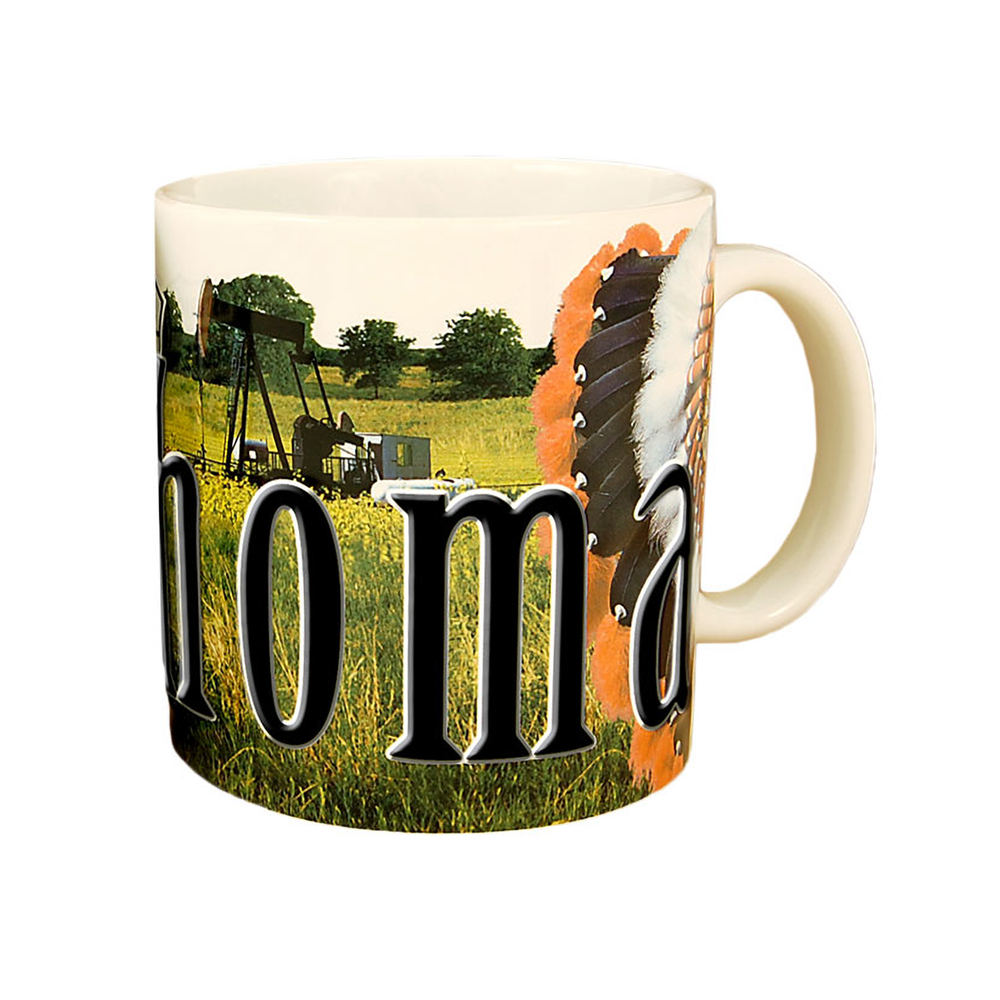 Oklahoma Color Relief Mug