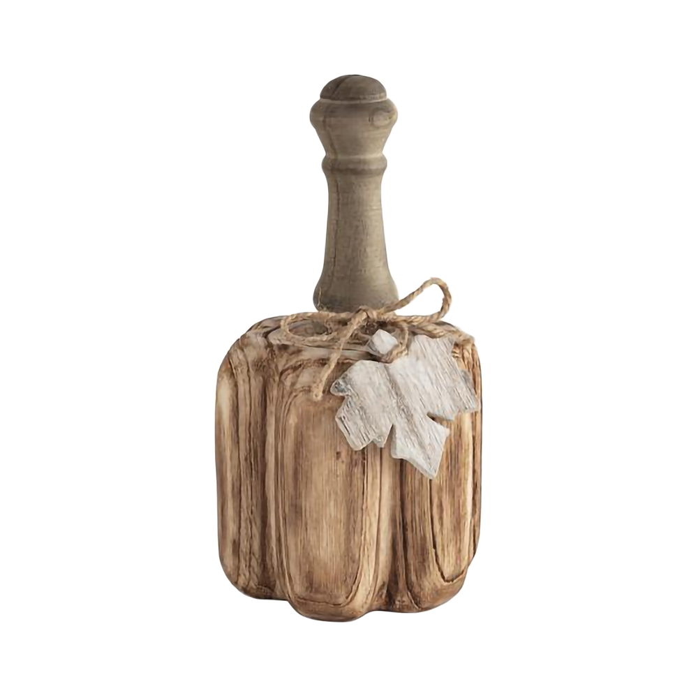 Pine Wood Baluster Pumpkin