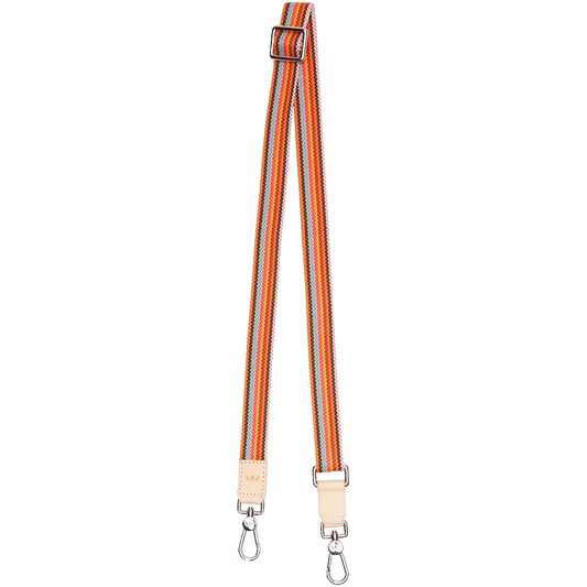 Orange Slim Webbing Crossbody Strap