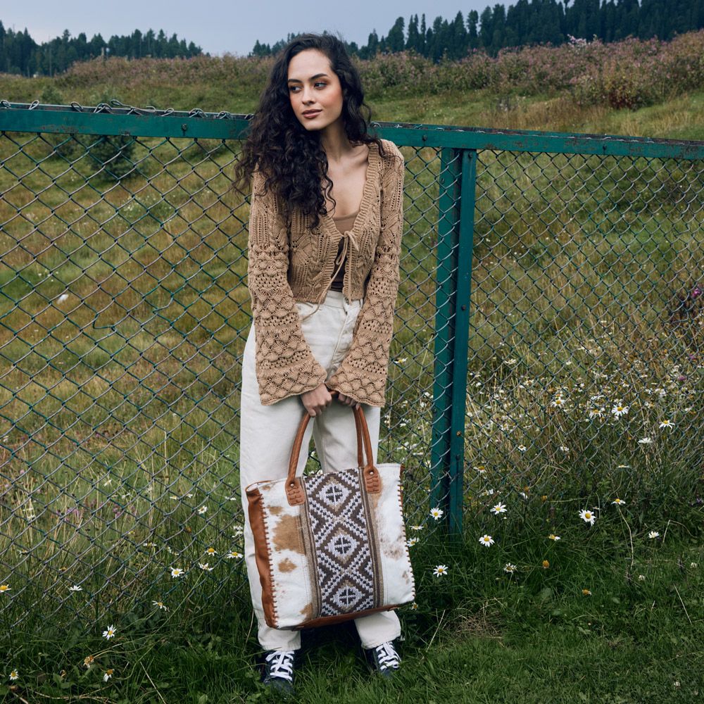 Elisa Leather & Hair On Bag