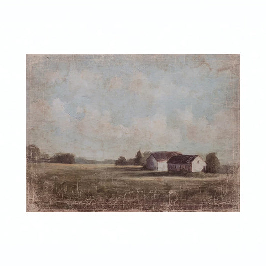 Canvas Wall Decor - Farmhouse Landscape
