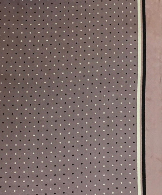 Mauve Cowboy Multi Polka Dot Silk Wild Rag - 34.5"