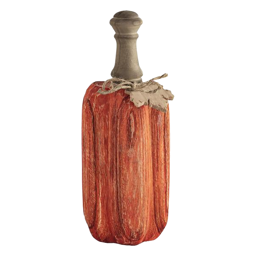 Pine Wood Baluster Pumpkin
