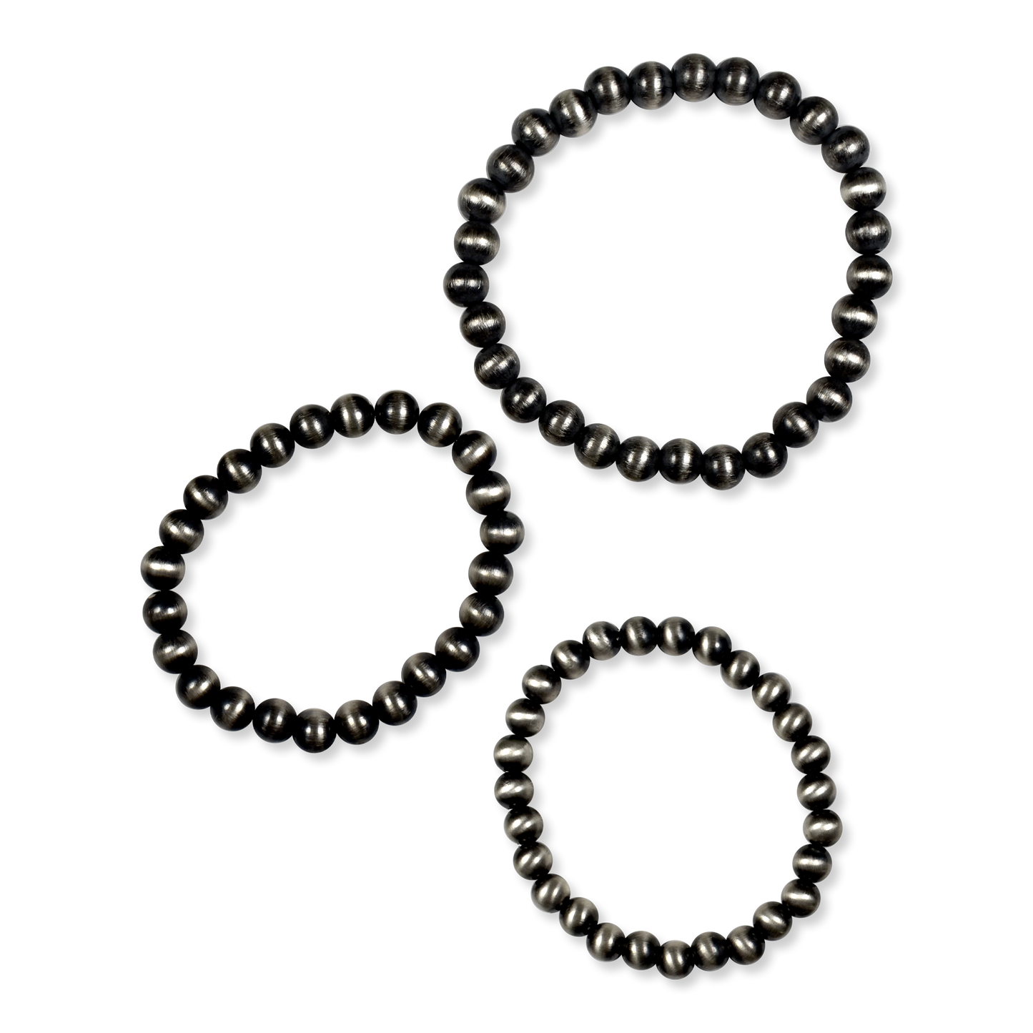 Goddess Antiqued Sterling Bead Bracelet By Rocki Gorman