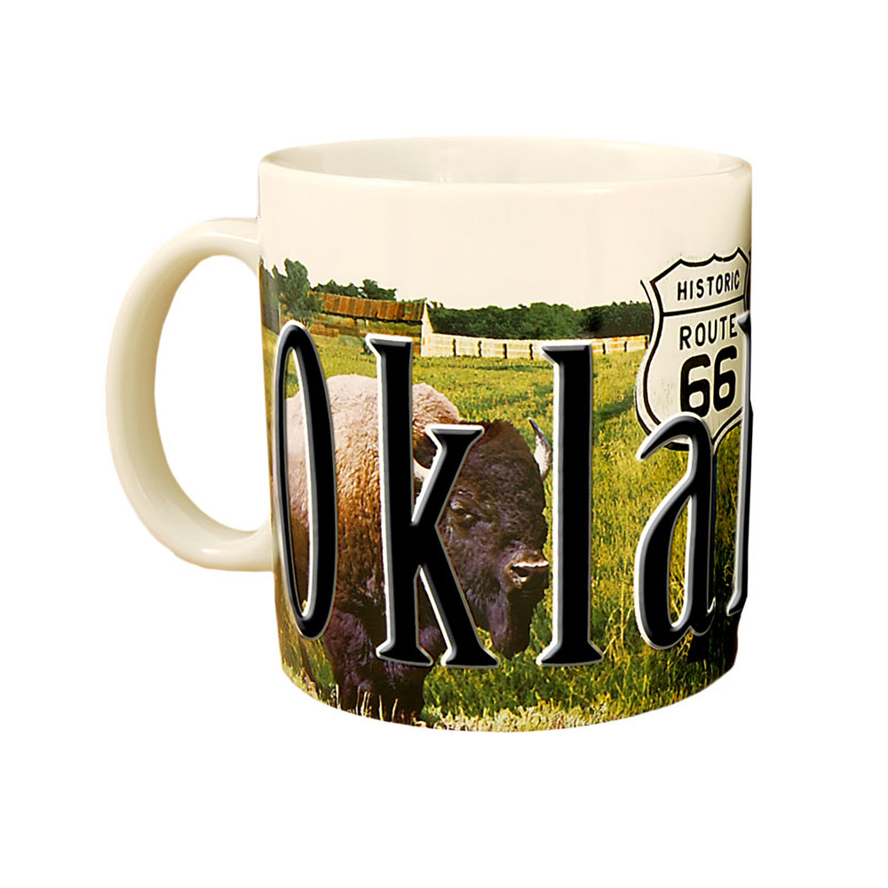 Oklahoma Color Relief Mug