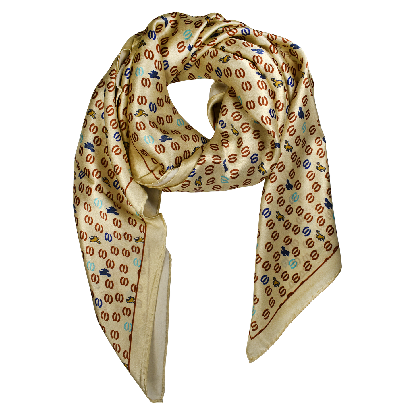Wagonhound Branded Silk Scarf
