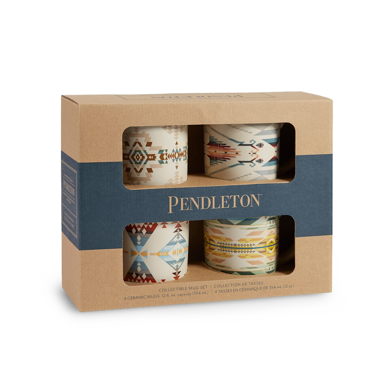 Pendleton High Desert Mugs, Set of 4