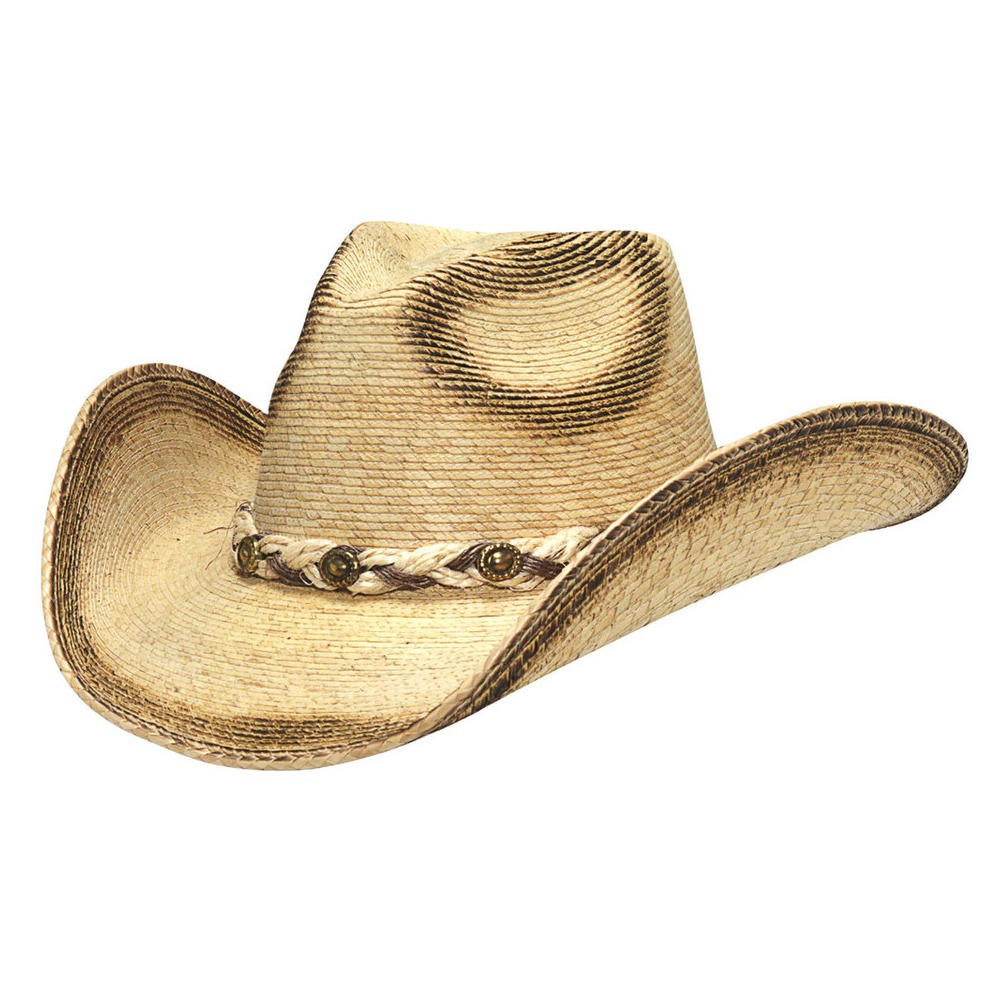 Alamo Sabinal Palm Hondo Crown Youth Straw Hat