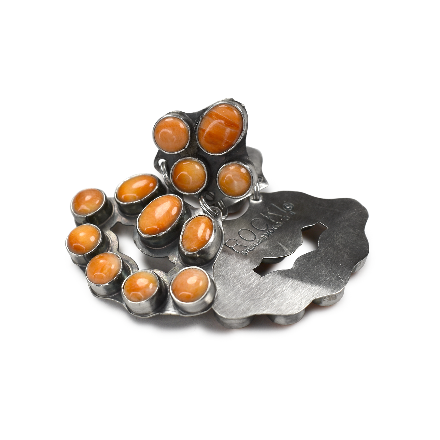 Spiny Oyster Mini Chandelier Earrings by Rocki Gorman