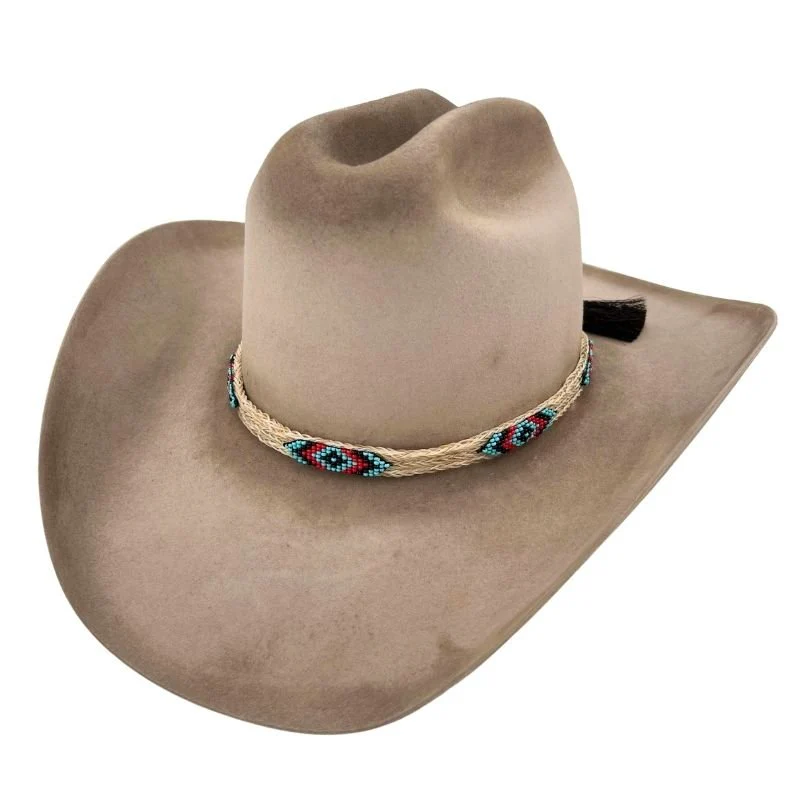Cheval Beaded Horsehair Hat Band