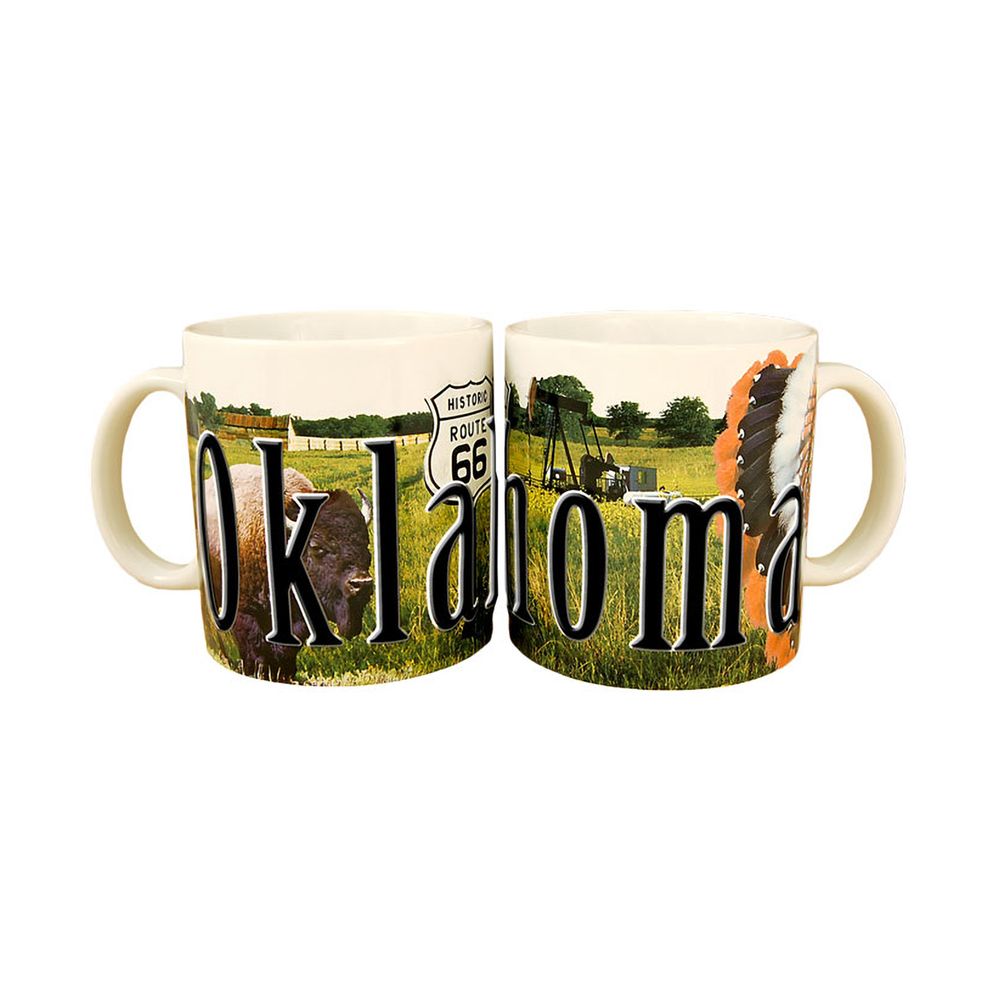 Oklahoma Color Relief Mug