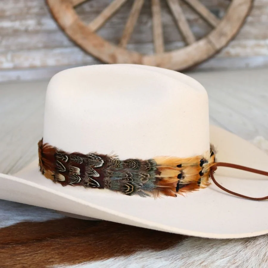 The Shikoba II Western Feather Hat Band