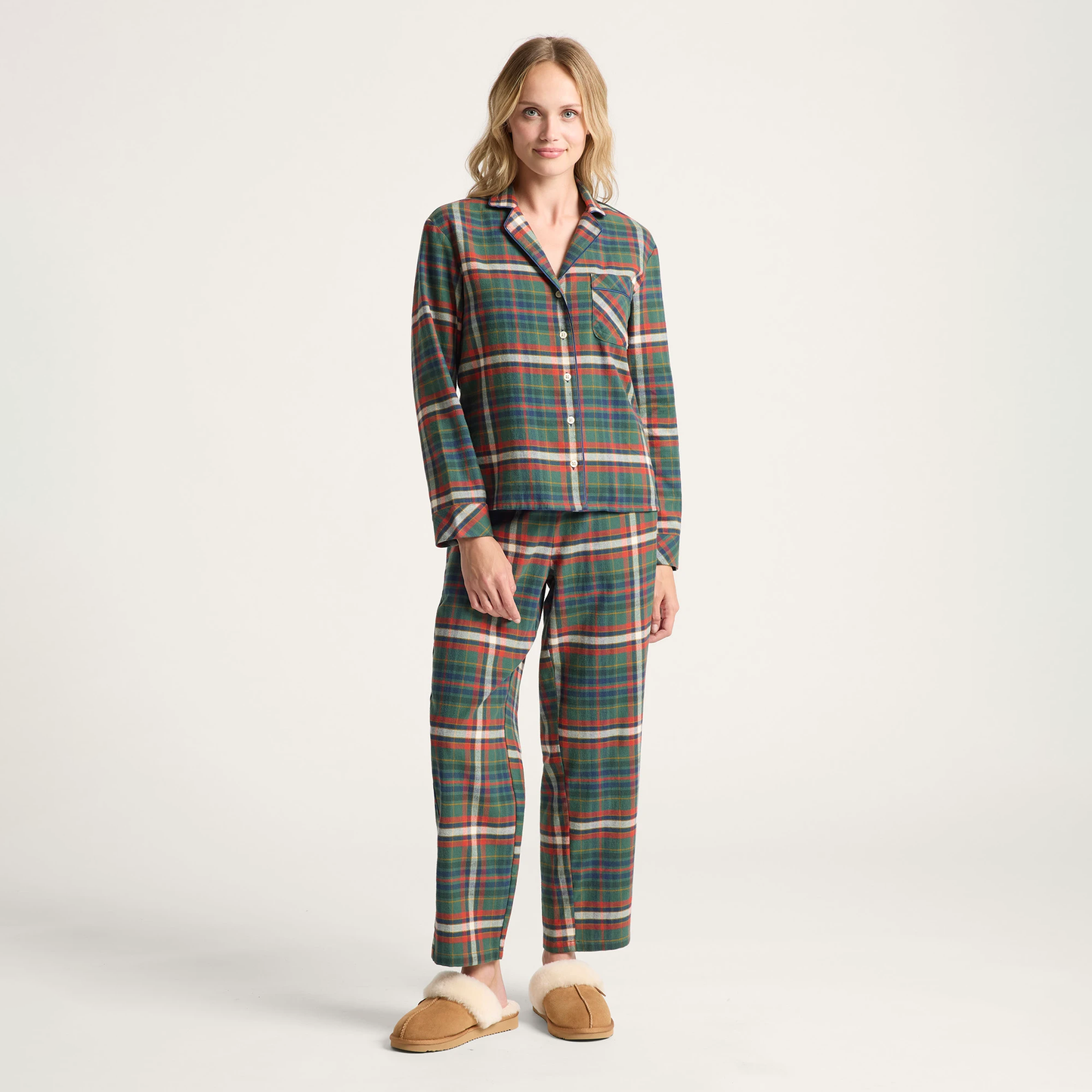 Pendleton Women's Plaid Flannel Pajama Set