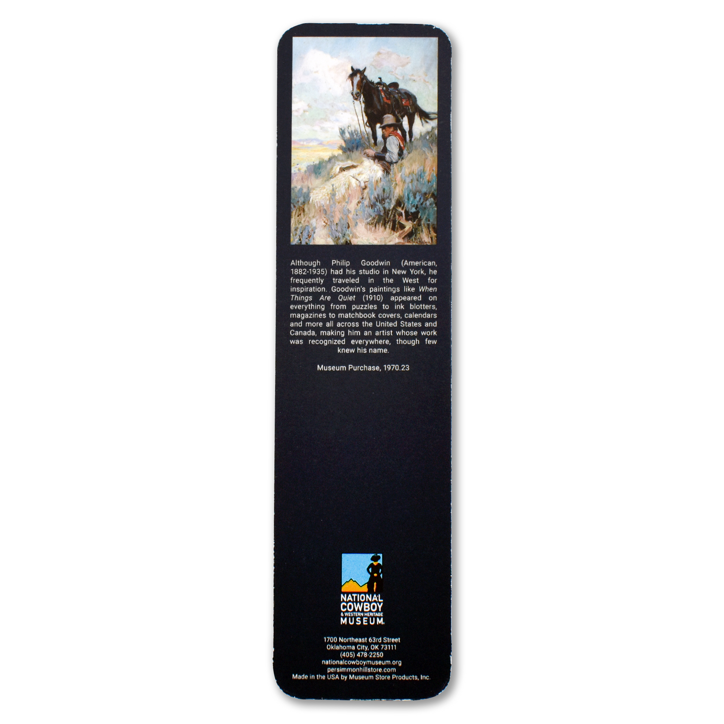 Goodwin When Things are Quiet Bookmark
