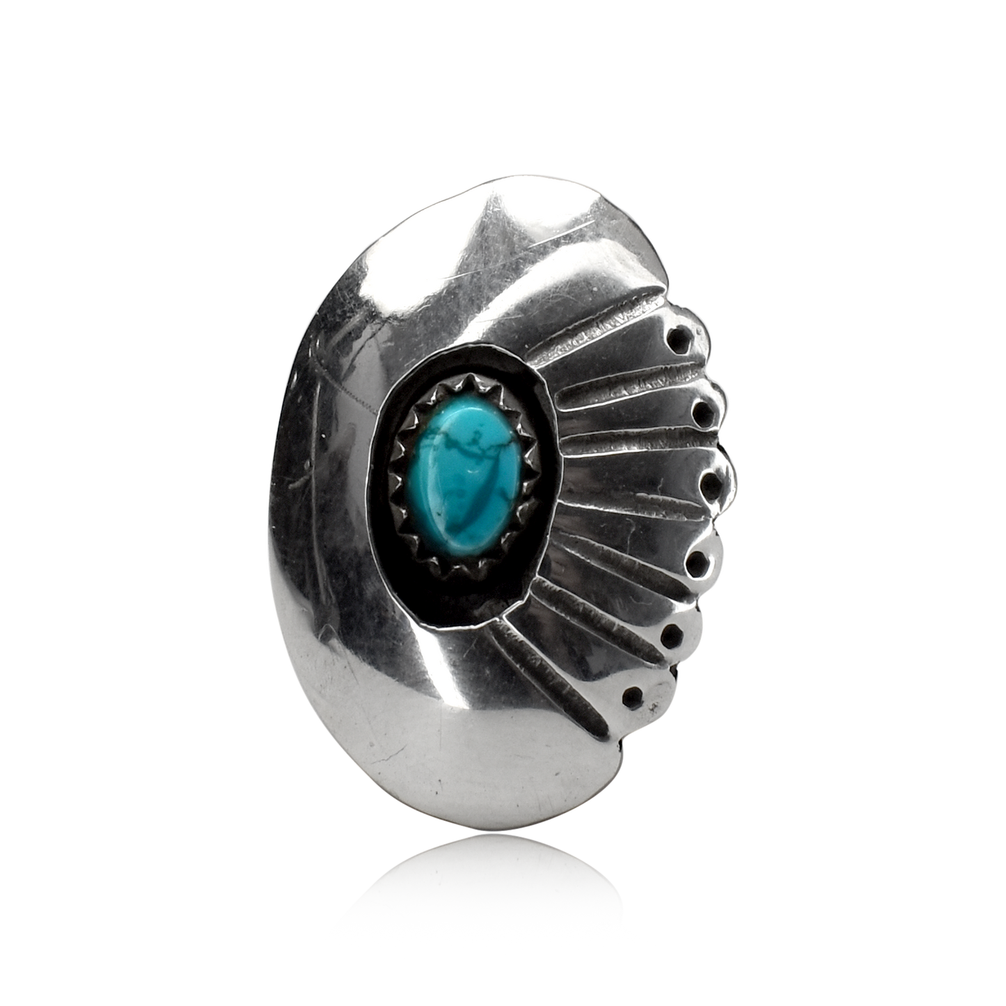 Winged Path Turquoise Ring
