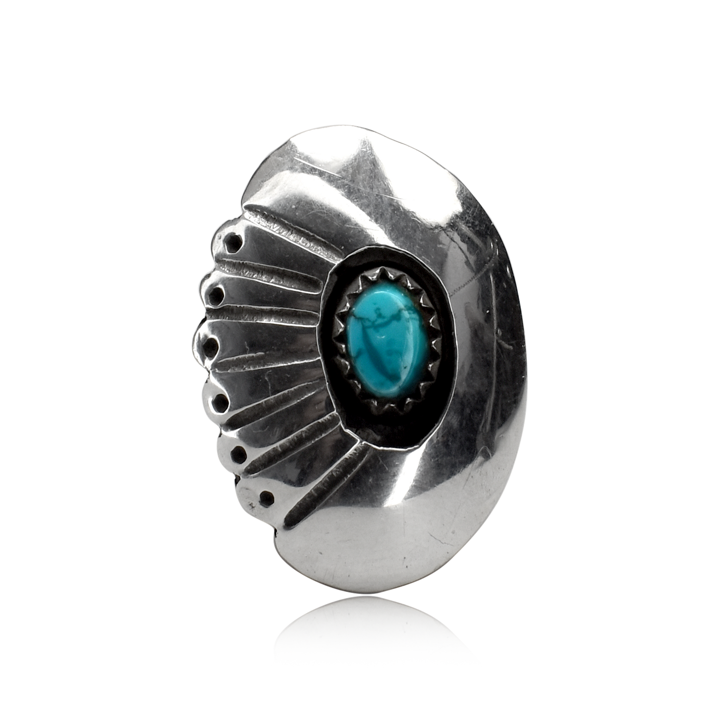 Winged Path Turquoise Ring